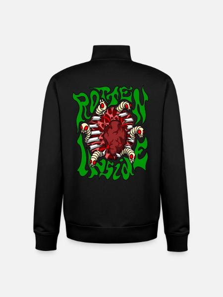 Rotten - Unisex Organic Zip Sweatshirt by Stanley/Stella - black
