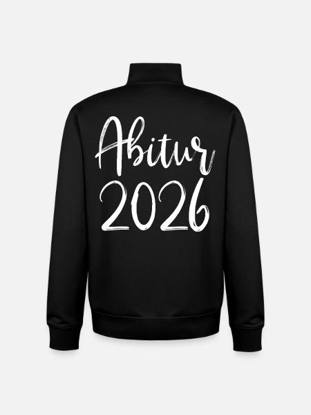 Abitur 2026 - Unisex Organic Zip Sweatshirt von Stanley/Stella - Schwarz