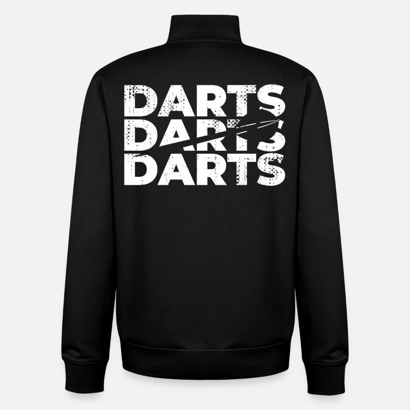 dard - Sweat zippé unisexe en coton bio Stanley/Stella - noir