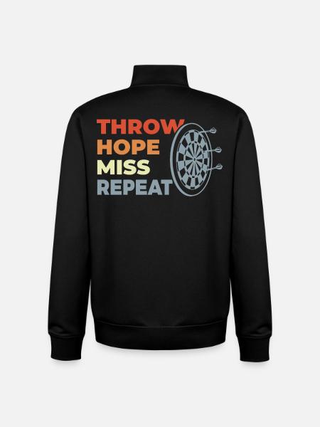 Throw Hope Miss Repeat - Unisex Organic Zip Sweatshirt von Stanley/Stella - Schwarz
