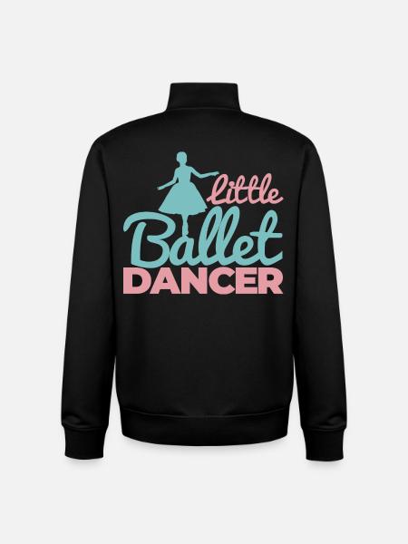 Ballerina Mädchen - Unisex Organic Zip Sweatshirt von Stanley/Stella - Schwarz