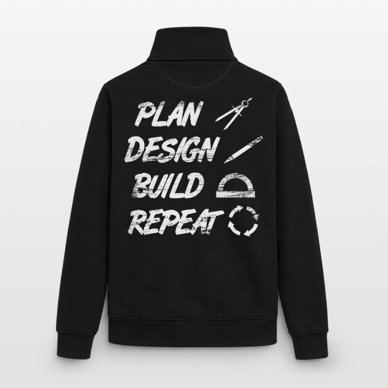 Routine de l’architecte Sweat zippé unisexe en coton bio Stanley/Stella