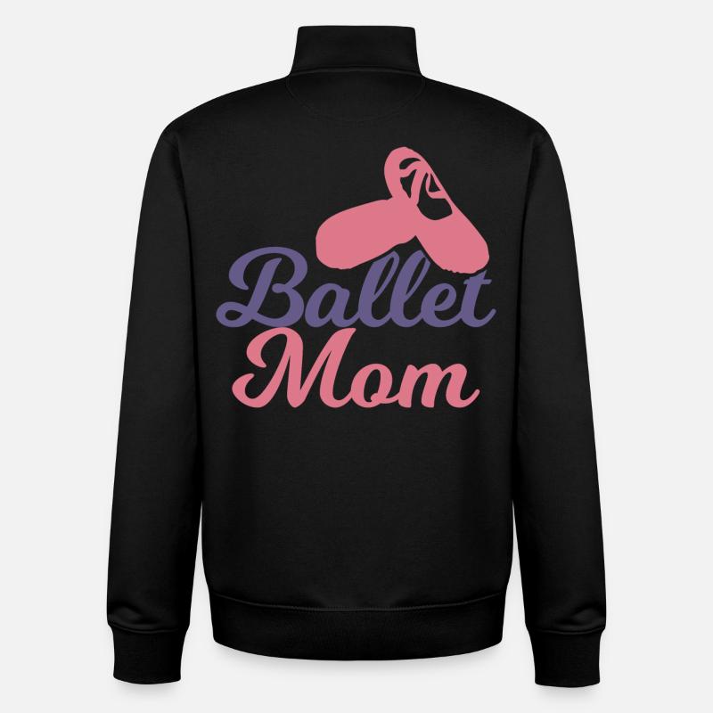 Ballett Mutter - Unisex Organic Zip Sweatshirt von Stanley/Stella - Schwarz