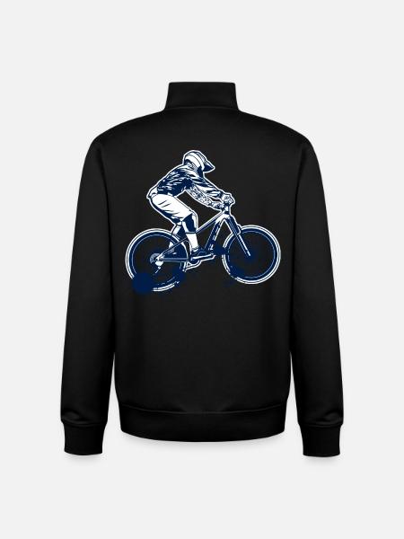 VTT - Sweat zippé unisexe en coton bio Stanley/Stella - noir
