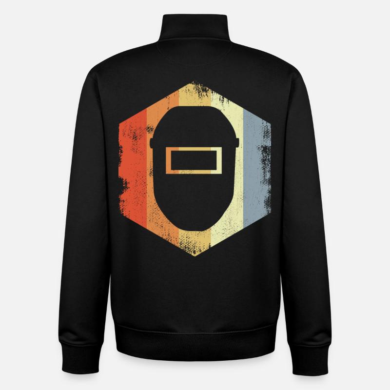 Schweißhelm - Unisex Organic Zip Sweatshirt von Stanley/Stella - Schwarz
