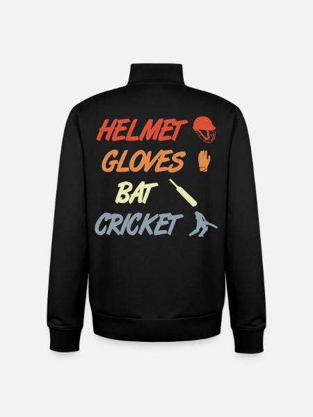 Cricket Spruch - Unisex Organic Zip Sweatshirt von Stanley/Stella - Schwarz