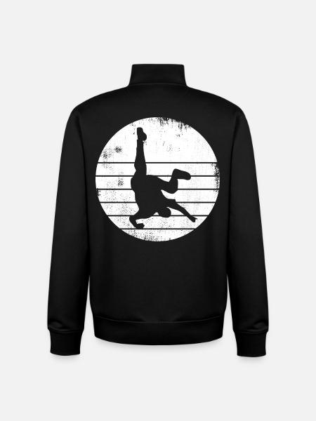 Breakdancer Sketch - Unisex Organic Zip Sweatshirt von Stanley/Stella - Schwarz