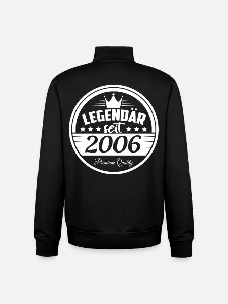Legendär seit 2006 - Unisex Organic Zip Sweatshirt von Stanley/Stella - Schwarz