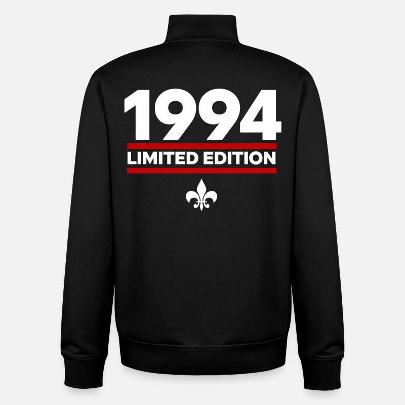 1994 Limited Edition - Unisex Organic Zip Sweatshirt by Stanley/Stella - black