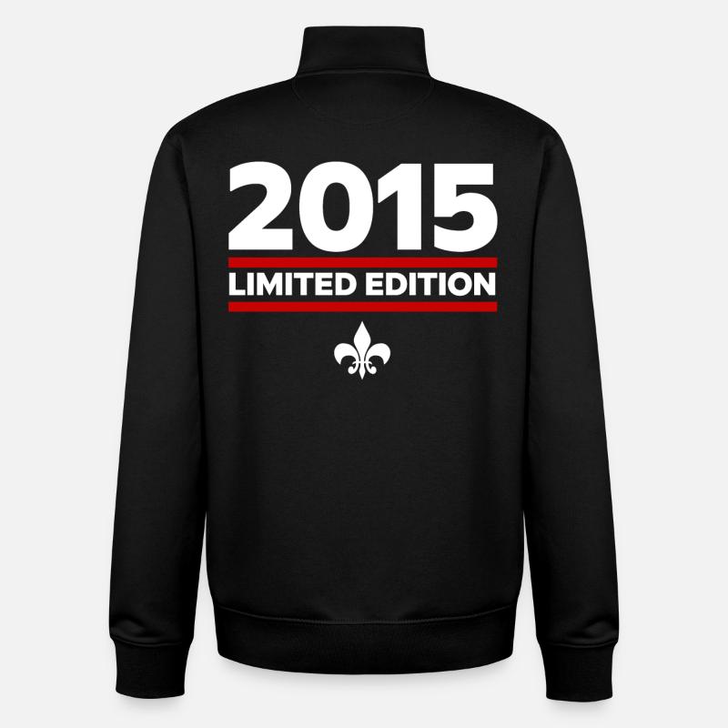 2015 Limited Edition - Unisex Organic Zip Sweatshirt von Stanley/Stella - Schwarz