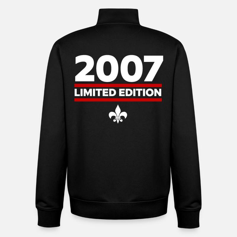 2007 Limited Edition - Unisex Organic Zip Sweatshirt von Stanley/Stella - Schwarz