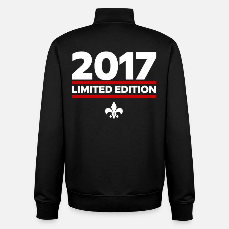 2017 Limited Edition - Unisex Organic Zip Sweatshirt von Stanley/Stella - Schwarz