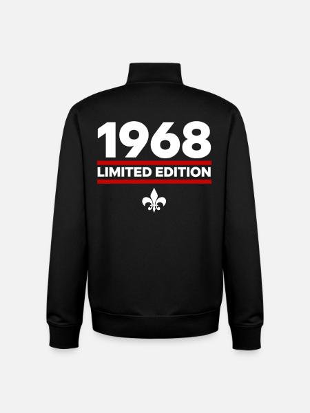 1968 Limited Edition - Unisex Organic Zip Sweatshirt by Stanley/Stella - black