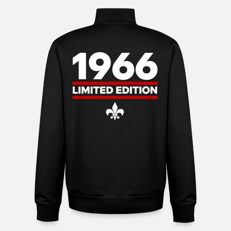 1966 Limited Edition - Unisex Organic Zip Sweatshirt by Stanley/Stella - black