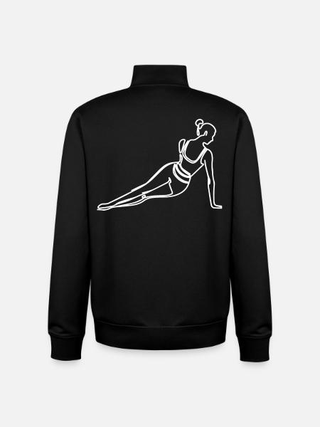 Fille de remise en forme - Sweat zippé unisexe en coton bio Stanley/Stella - noir
