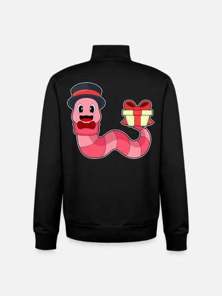 Worm Groom Package Wedding - Unisex Organic Zip Sweatshirt by Stanley/Stella - black