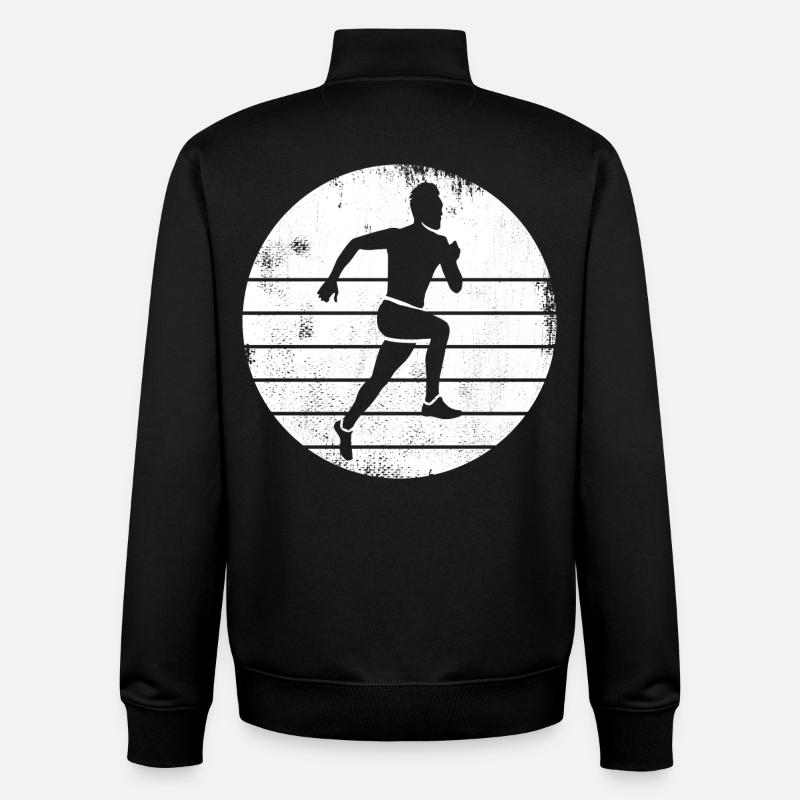 Bishop - Unisex Organic Zip Sweatshirt by Stanley/Stella - black