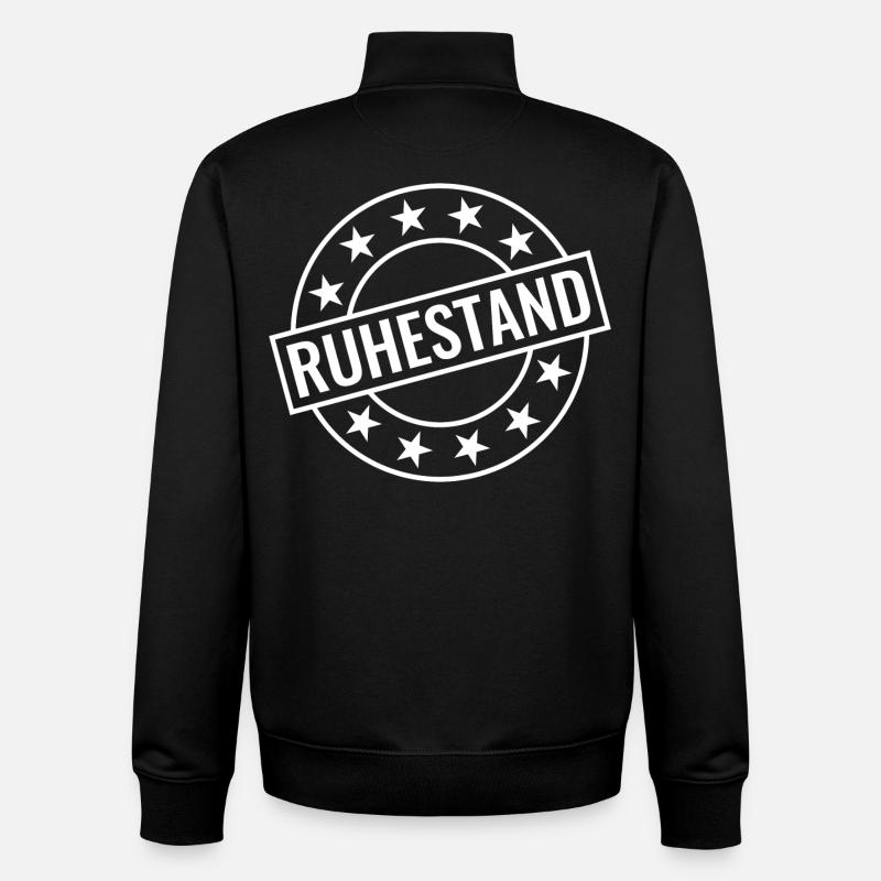 Ruhestand - Unisex Organic Zip Sweatshirt von Stanley/Stella - Schwarz