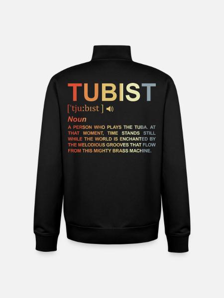 Tubist Definition - Unisex Organic Zip Sweatshirt von Stanley/Stella - Schwarz