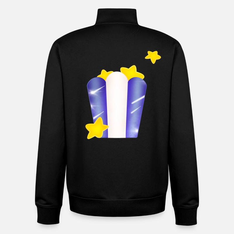 Star-Tasche! - Unisex Organic Zip Sweatshirt von Stanley/Stella - Schwarz