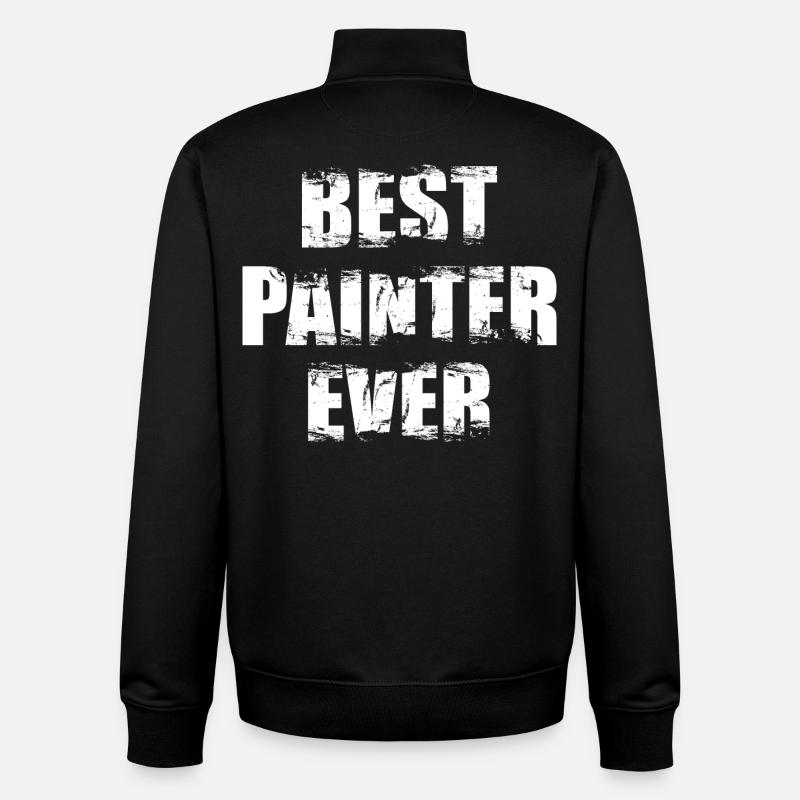 Bester Maler aller Zeiten - Unisex Organic Zip Sweatshirt von Stanley/Stella - Schwarz