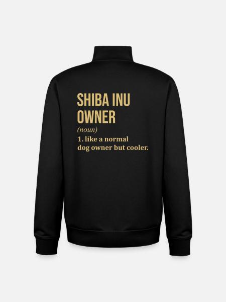 Shiba Inu Shiba Inu Shiba Inu - Unisex Organic Zip Sweatshirt by Stanley/Stella - black