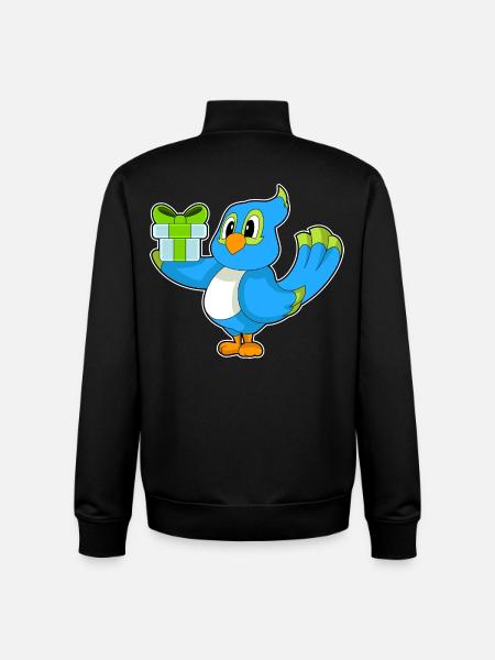 Parrot Birthday Package - Unisex Organic Zip Sweatshirt by Stanley/Stella - black