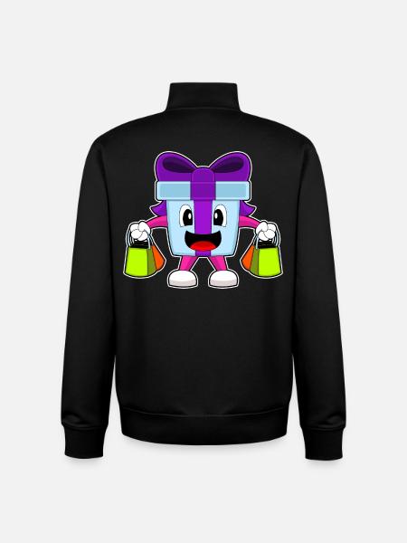 Forfait Achats de Noël - Sweat zippé unisexe en coton bio Stanley/Stella - noir