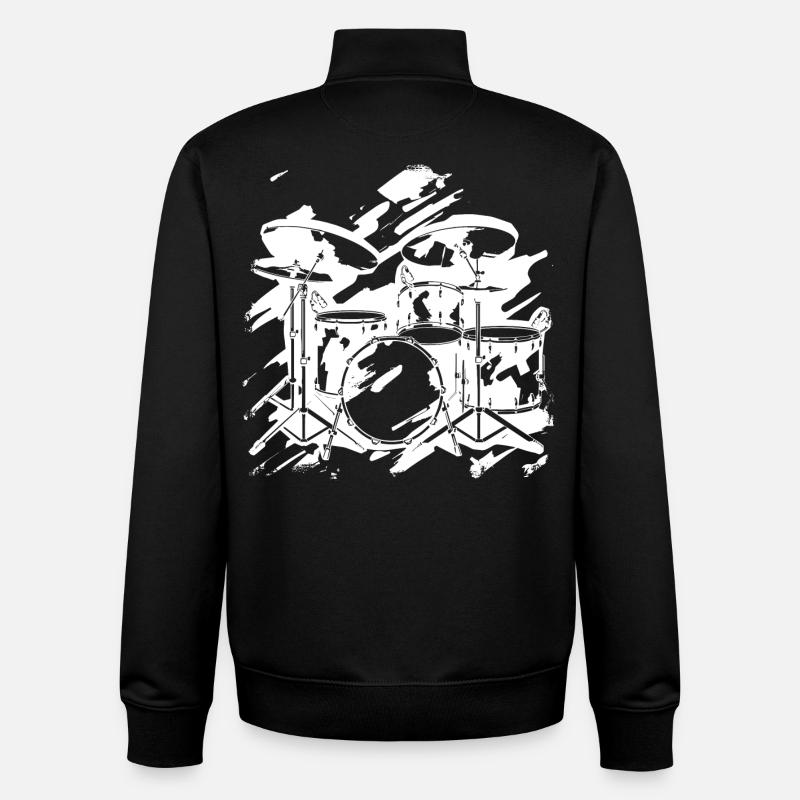 Percussion - Unisex Organic Zip Sweatshirt by Stanley/Stella - black