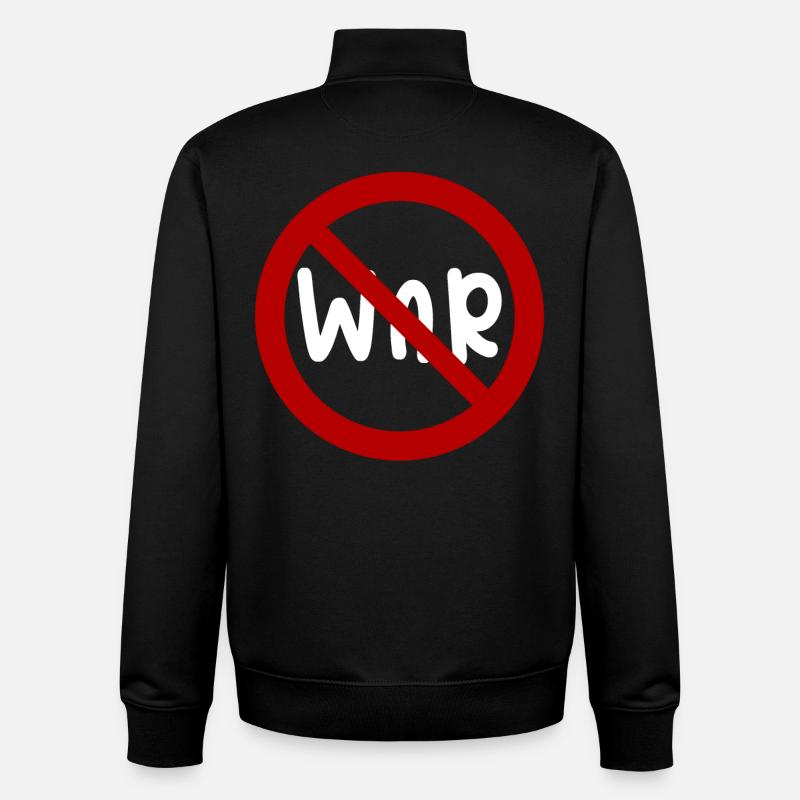 Kriegsfrieden - Unisex Organic Zip Sweatshirt von Stanley/Stella - Schwarz