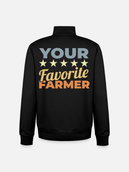 Bester Landwirt - Unisex Organic Zip Sweatshirt von Stanley/Stella - Schwarz