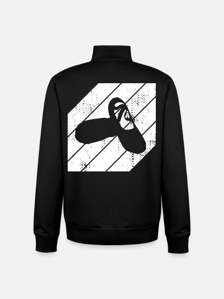 Ballet Shoes Sketch - Unisex Organic Zip Sweatshirt by Stanley/Stella - black