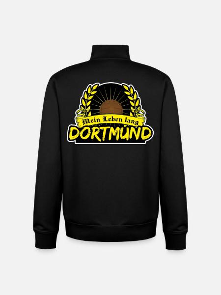 Dortmund Fußball Motiv - Unisex Organic Zip Sweatshirt von Stanley/Stella - Schwarz