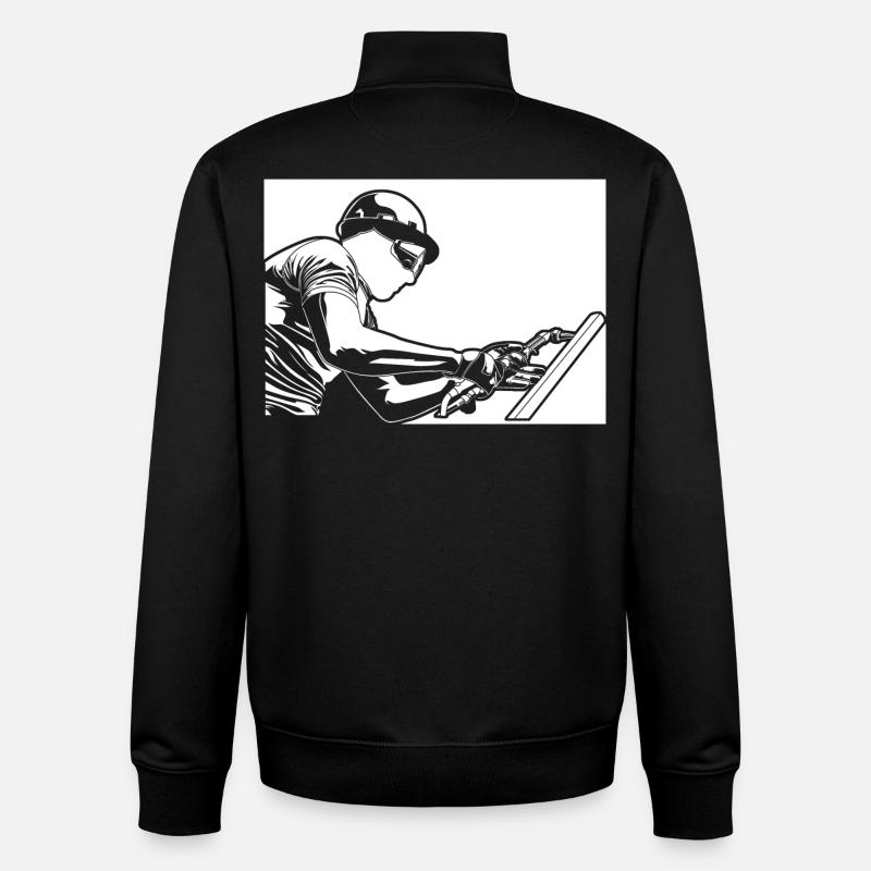 Weld - Unisex Organic Zip Sweatshirt by Stanley/Stella - black