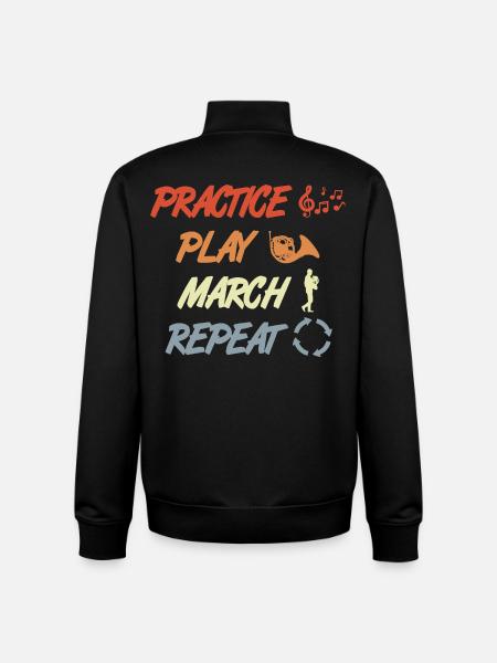 Waldhorn Motivation - Unisex Organic Zip Sweatshirt von Stanley/Stella - Schwarz