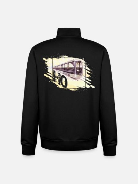 Model Railway Gauge H0 Design - Unisex Organic Zip Sweatshirt by Stanley/Stella - black