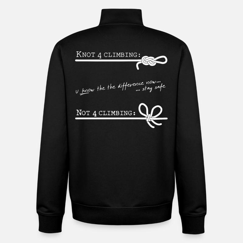 Escalade K-not 4 - purewhite - DIGITAL - Sweat zippé unisexe en coton bio Stanley/Stella - noir