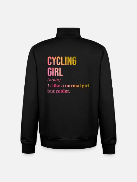 cyclisme - Sweat zippé unisexe en coton bio Stanley/Stella - noir