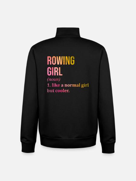 Rowing - Unisex Organic Zip Sweatshirt by Stanley/Stella - black