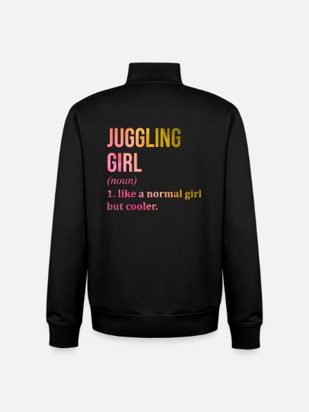 Juggler Juggler Juggler - Unisex Organic Zip Sweatshirt by Stanley/Stella - black