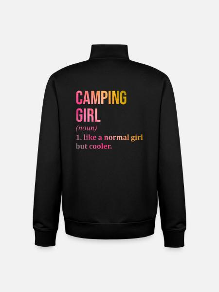 Camper Camper Camper - Unisex Organic Zip Sweatshirt by Stanley/Stella - black