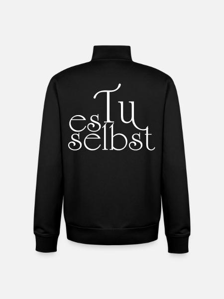 Faites-le vous-même - Sweat zippé unisexe en coton bio Stanley/Stella - noir