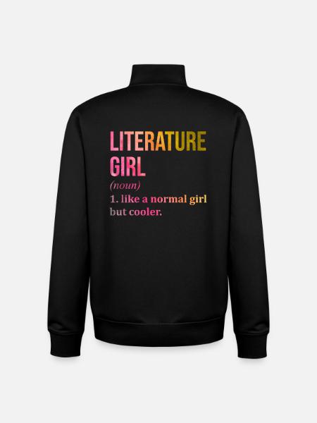 Literatur Literatur Literatur - Unisex Organic Zip Sweatshirt von Stanley/Stella - Schwarz