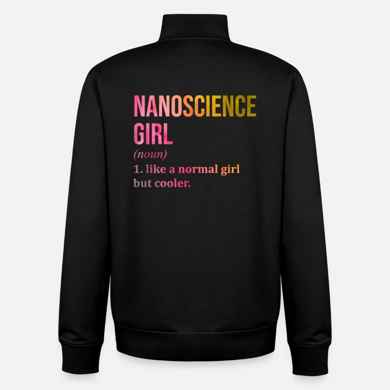 Nanoscience - Unisex Organic Zip Sweatshirt by Stanley/Stella - black
