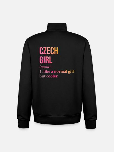 Tchèque tchèque tchèque - Sweat zippé unisexe en coton bio Stanley/Stella - noir