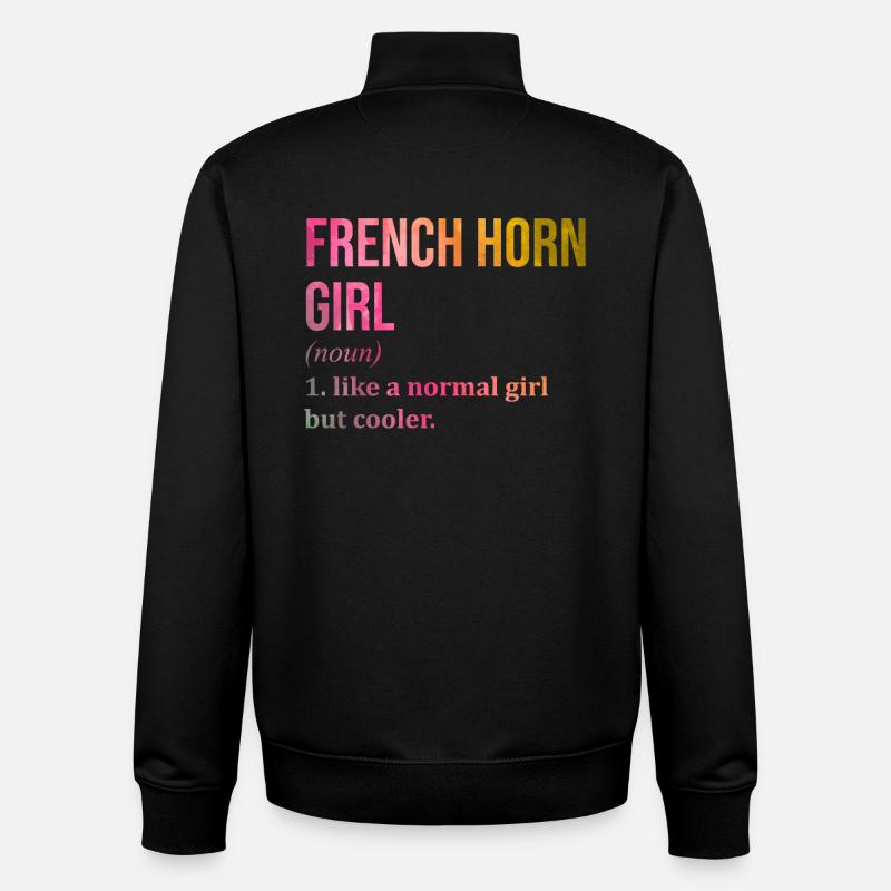 Cor - Sweat zippé unisexe en coton bio Stanley/Stella - noir