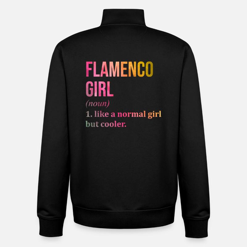 Flamenco - Unisex Organic Zip Sweatshirt von Stanley/Stella - Schwarz