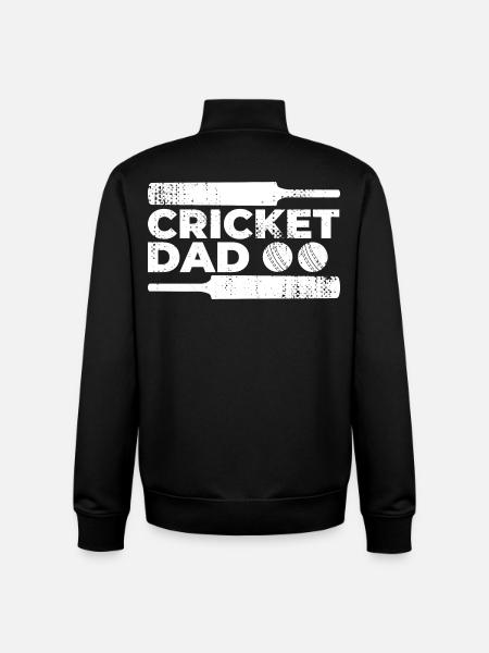 Cricket Father - Unisex Organic Zip Sweatshirt by Stanley/Stella - black
