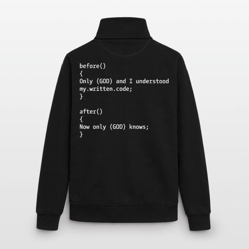 Blague du programmeur Sweat zippé unisexe en coton bio Stanley/Stella