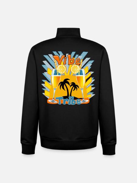 Party Time - Unisex Organic Zip Sweatshirt by Stanley/Stella - black